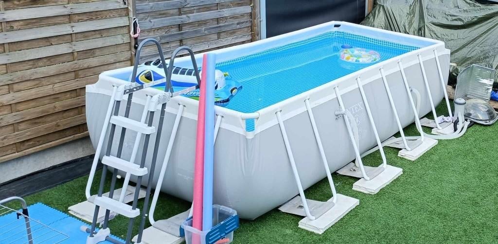 Piscine 4m/2m, 200 à 400 cm, Enlèvement, Utilisé, 80 à 120 cm