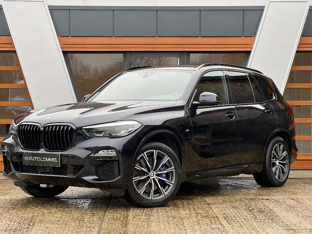 BMW X5 45e '21 -M SPORT/ LUCHT/ 360CAMERA/LED/GARANTIE, Auto's, BMW, Automaat, 4 deurs, Blauw, Leder