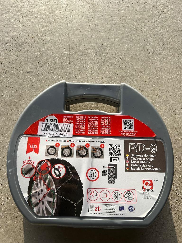 Chaîne pneu, Ophalen, Nieuw