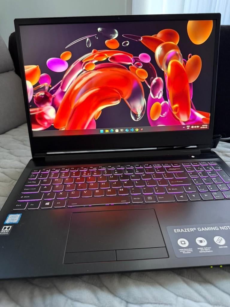 Gaming laptop i7 gtx 1660 ti 16gb ram, Ophalen, Gebruikt, Met videokaart, 2 TB