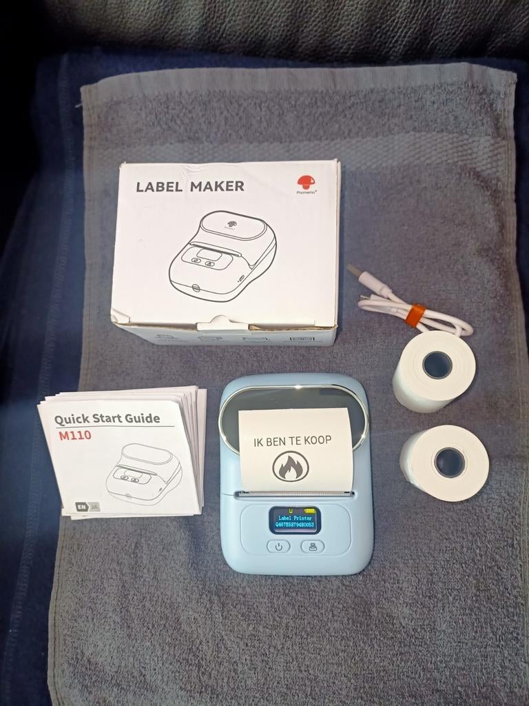 Phomemo Label printer M110 mini printer, Ophalen