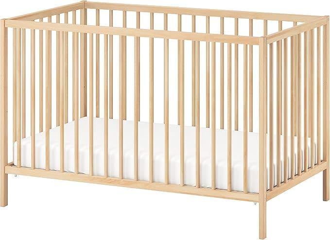 Lit bébé Ikea SNIGLAR 60x120cm en hêtre, Enlèvement, Comme neuf, Lit