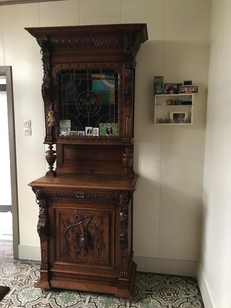 kast, antiek, eik, Antiek en Kunst, Antiek | Meubels | Kasten, Ophalen