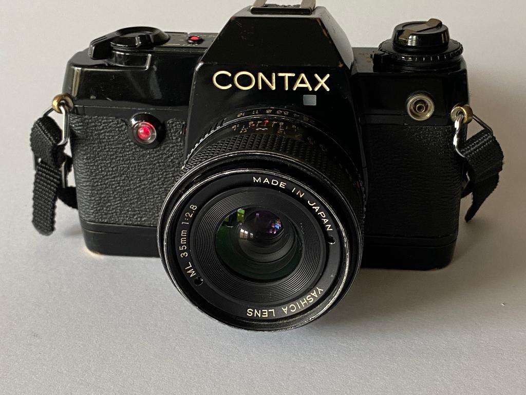 Quartz Contax 137 MD avec Yashica ML 35 mm — 2,8, TV, Hi-fi & Vidéo, Appareils photo analogiques, Enlèvement ou Envoi, Utilisé