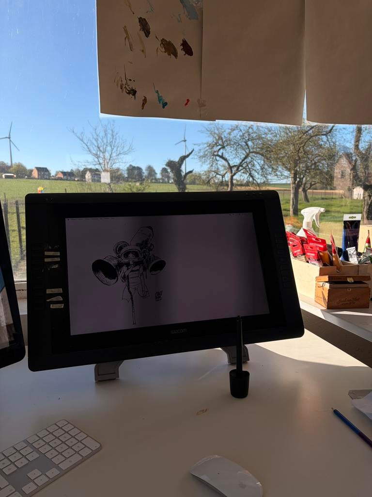Wacom cintiq 22HD, Computers en Software, Tekentablets, Gebruikt, Ophalen
