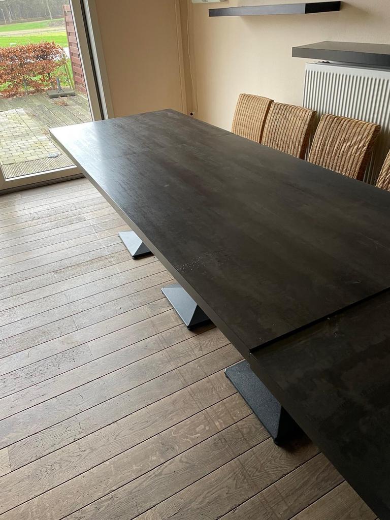 2 tables de salle à manger 90x150 en bon état, Articles professionnels, Horeca | Mobilier & Aménagement, Enlèvement, Utilisé, Mobilier
