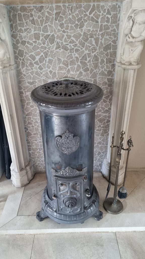 Hout / kolenkachel Godin, Enlèvement, Utilisé, Bois, Poêle à bois