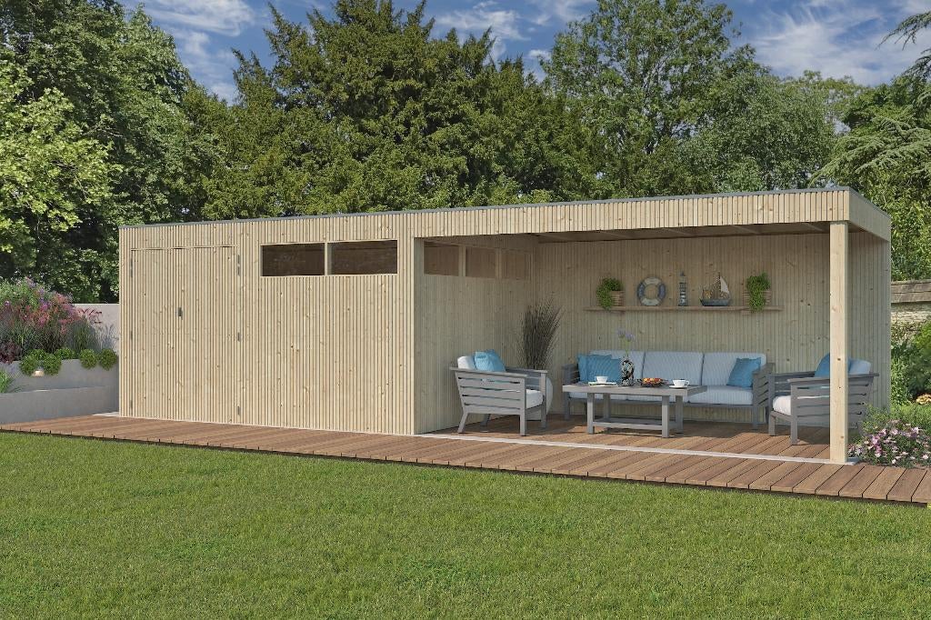 NOUVELLE cabane en rondins 8313EXT400, Hobby & Loisirs créatifs, Hobby & Loisirs Autre, Neuf, Envoi