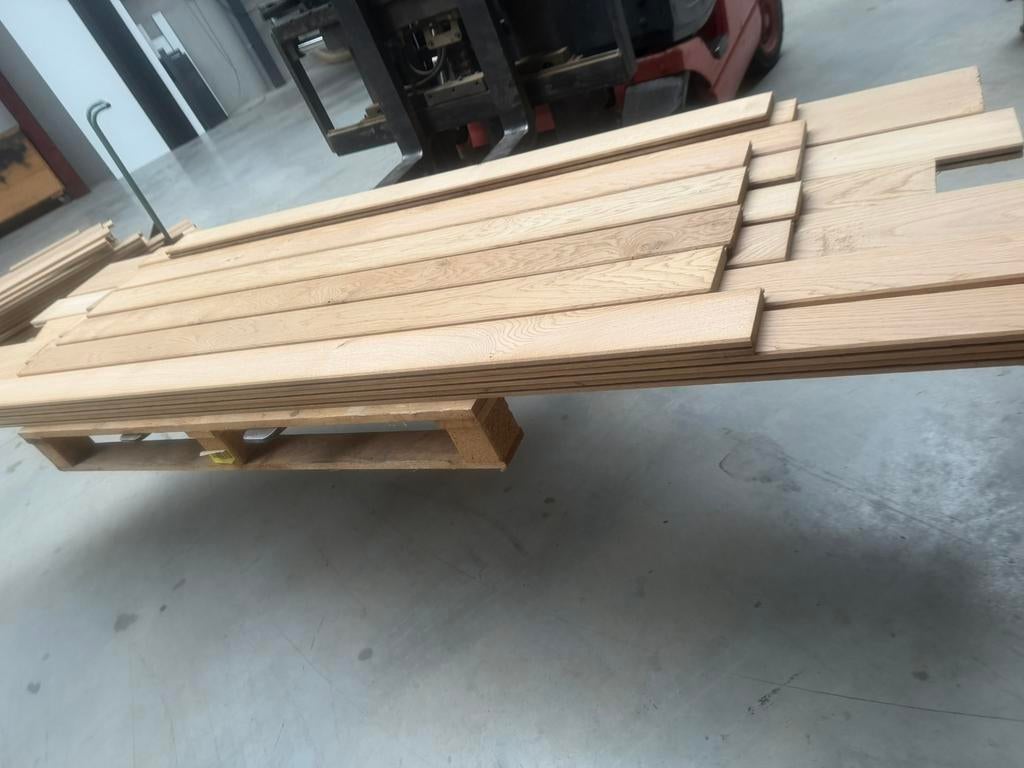 Lot massief frans eiken planchettes 1bis 22mm dikte, Neuf, Planche, 200 à 250 cm, Chêne