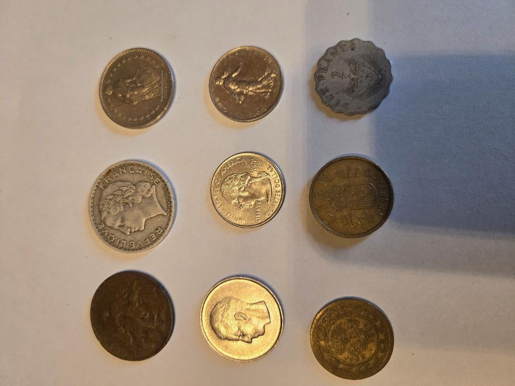 Lot pieces de monnaie, Enlèvement