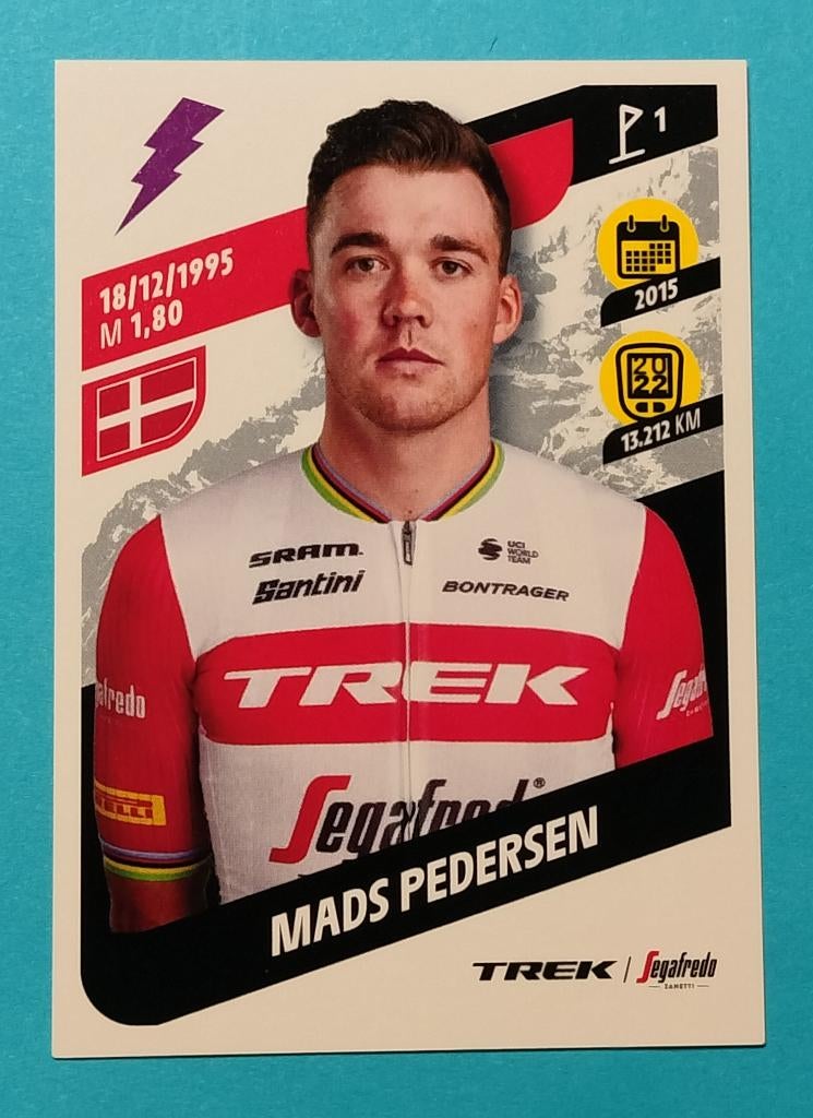 Panini sticker Mads Pedersen - Tour de France 2023, Verzamelen, Stickers, Nieuw, Sport, Ophalen of Verzenden
