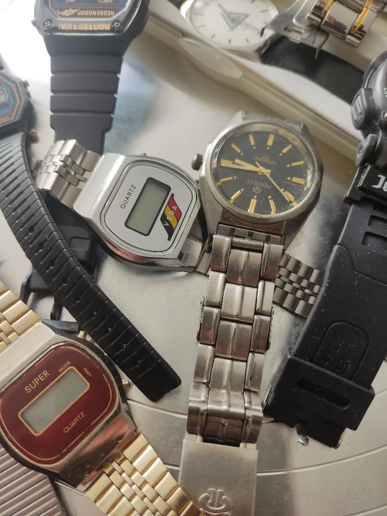 oude horloges, Ophalen