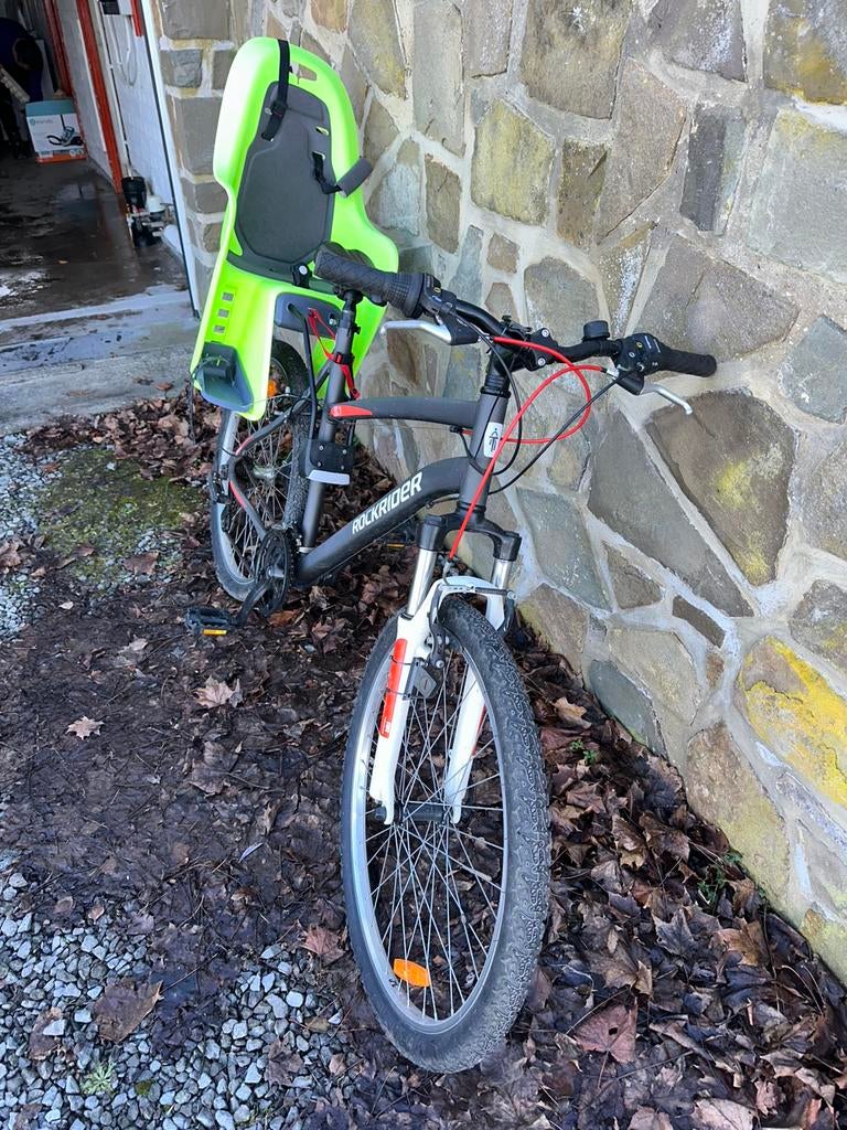 Vélo Rockrider avec siege enfant, Ophalen of Verzenden, Gebruikt