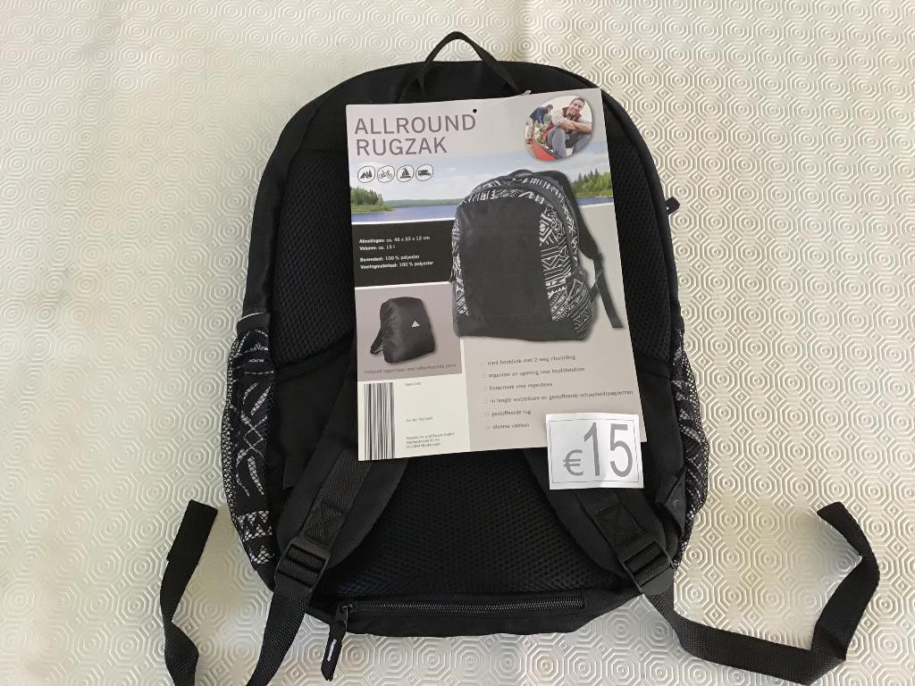 NOUVEAU sac à dos polyvalent de 15 litres pour 15 euros, Bijoux, Sacs & Beauté, Enlèvement ou Envoi, Neuf