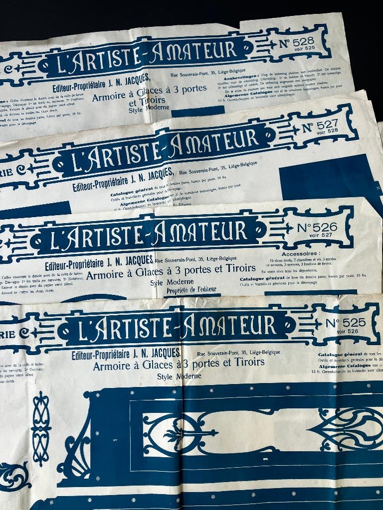 L'artiste amateur Circa 1920 Affiche Originale  Publicité, Enlèvement