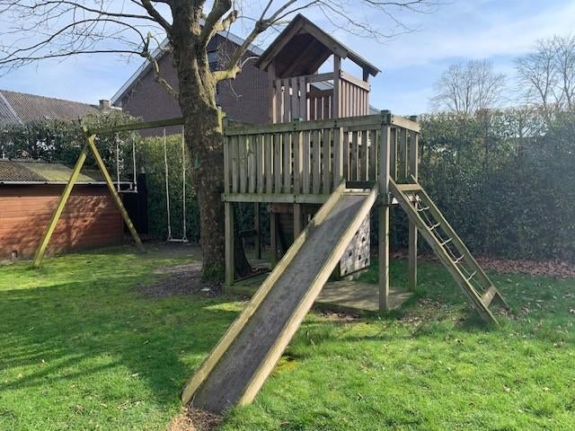 REUZE HOUTEN SPEELTOREN, Enfants & Bébés, Jouets | Extérieur | Aires de jeux, Enlèvement, Utilisé, Toboggan, Partie complémentaire