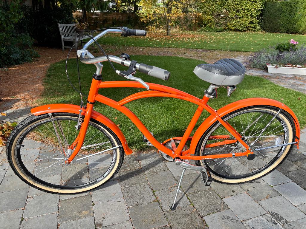 Solide oranje kinderfiets 26 inch, Ophalen, Zo goed als nieuw, 20 inch of meer
