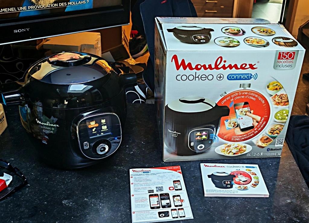 Cookeo + Connect Moulinex, Electroménager, Mijoteuses, Enlèvement ou Envoi, Comme neuf