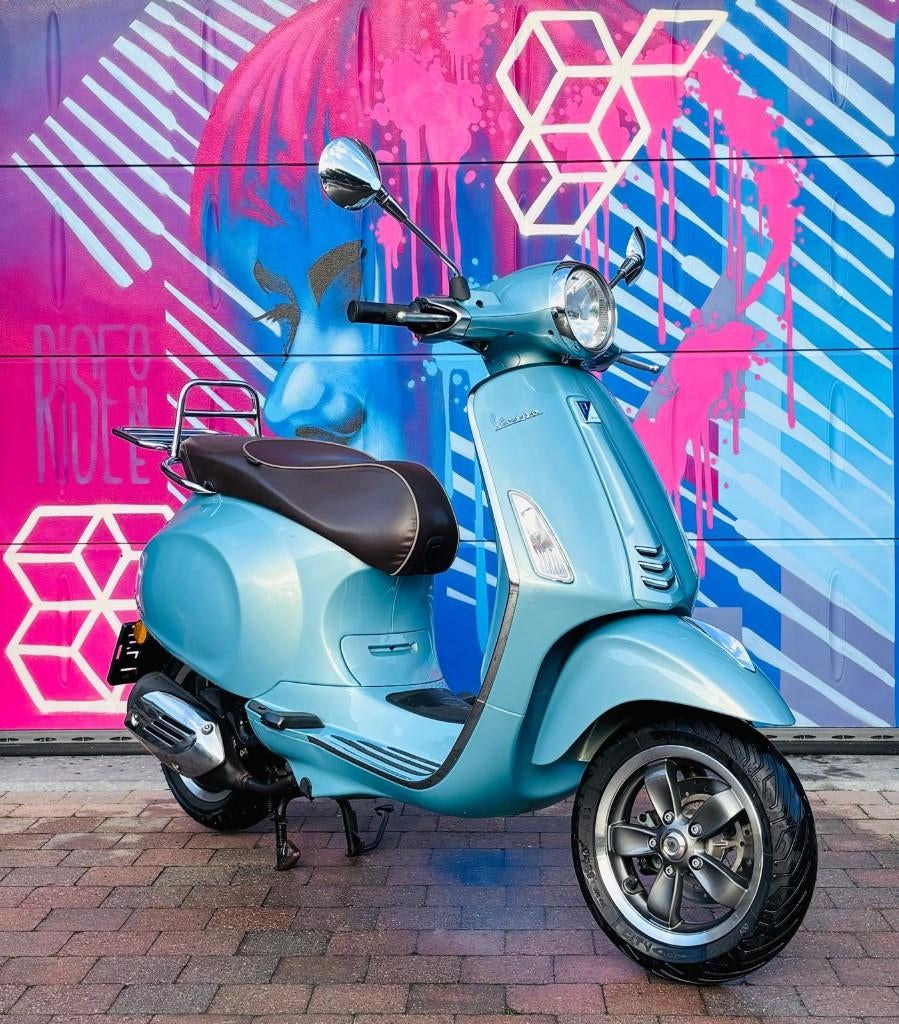 TOPSTAAT! Vespa primavera Klasse B, Fietsen en Brommers, Scooters | Vespa, Ophalen, Klasse B (45 km/u), 50 cc