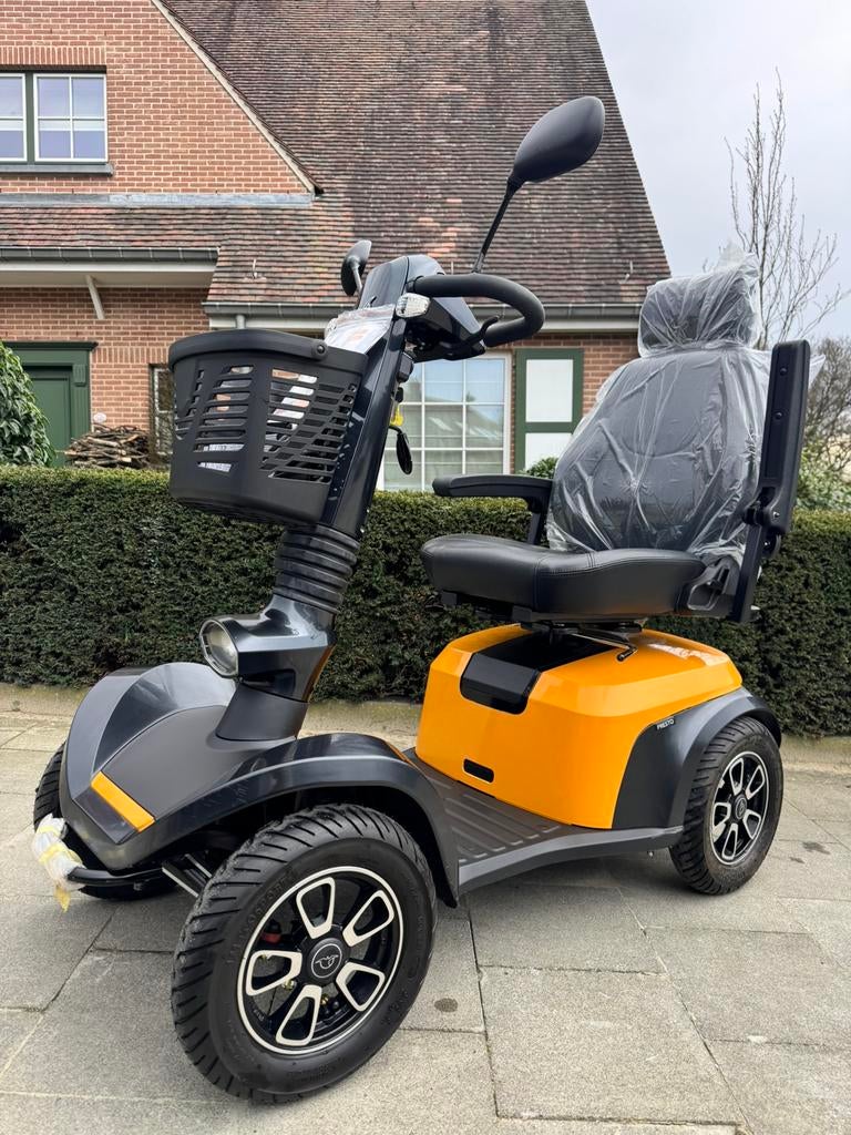 Scootmobiel L & M Presto Voiturette électrique ( etat neuf ), Enlèvement ou Envoi, Pliant, Comme neuf, Fauteuil roulant électrique
