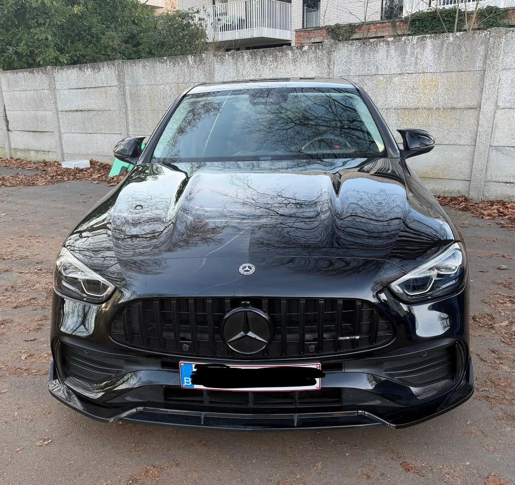 Mercedes-Benz C klasse AMG Line    VASTE PRIJS, Auto's, Mercedes-Benz, Automaat, Achterwielaandrijving, 1800 kg, Zwart