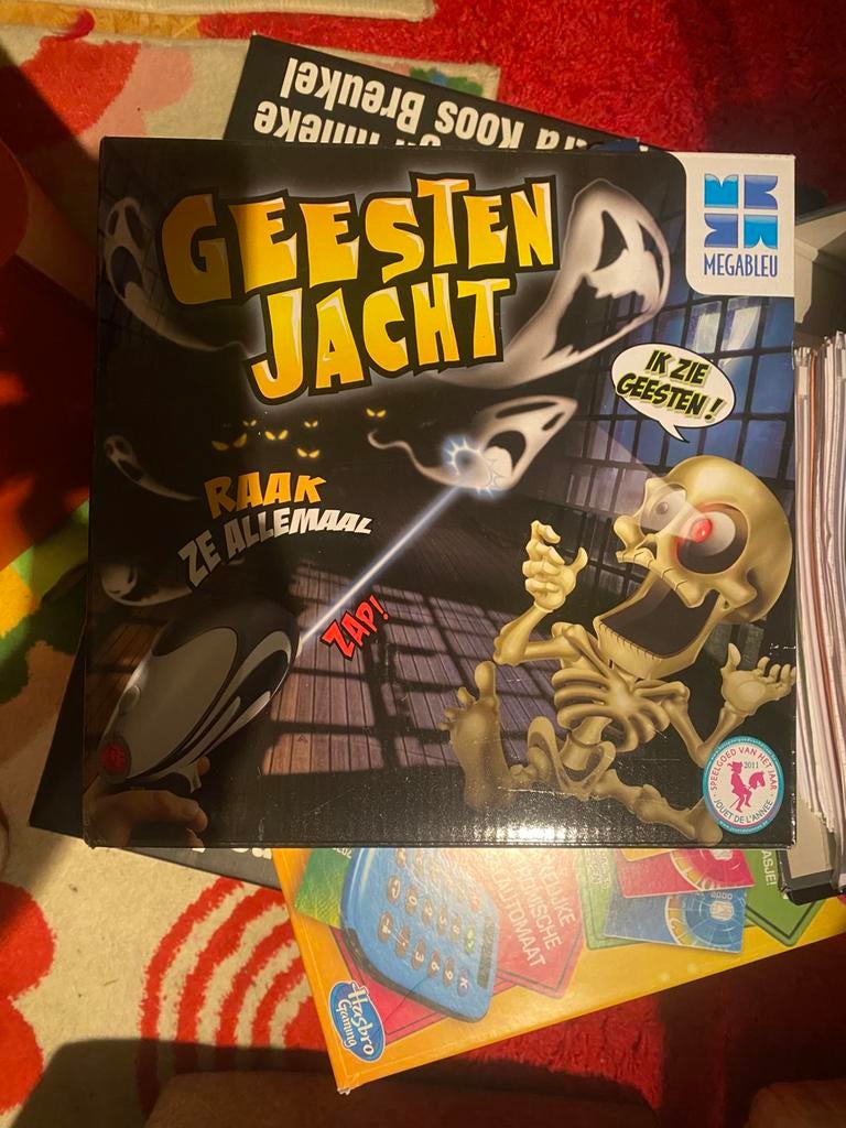 Geestenjacht, Hobby en Vrije tijd, Gezelschapsspellen | Overige, Drie of vier spelers, Ophalen of Verzenden, Gebruikt