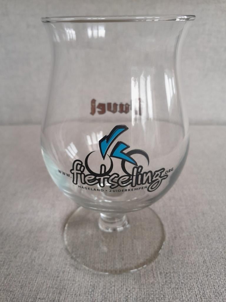 Duvel Fietseling Hageland Zuiderkempen glas bierglas, Ophalen of Verzenden, Bierglas