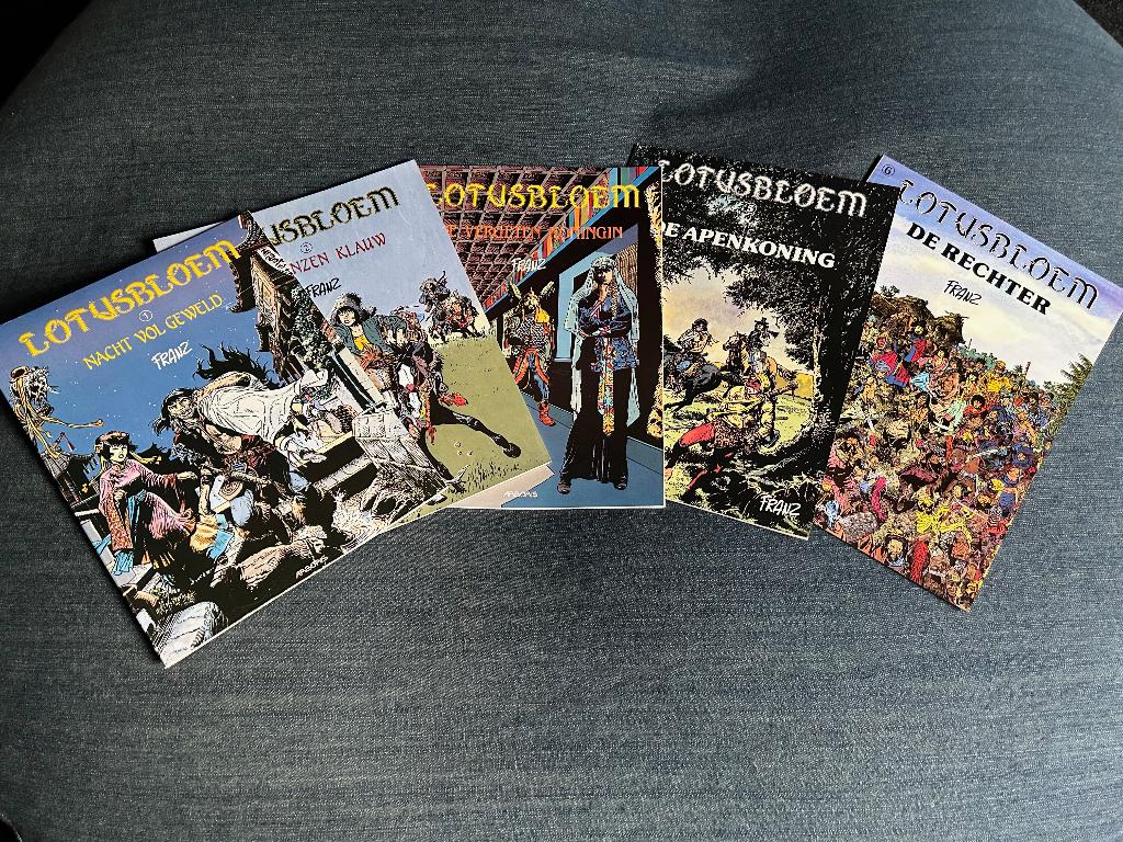 Stripverhalen LOTUSBLOEM, Gelezen, Ophalen of Verzenden, Franz Drappier, Meerdere stripboeken