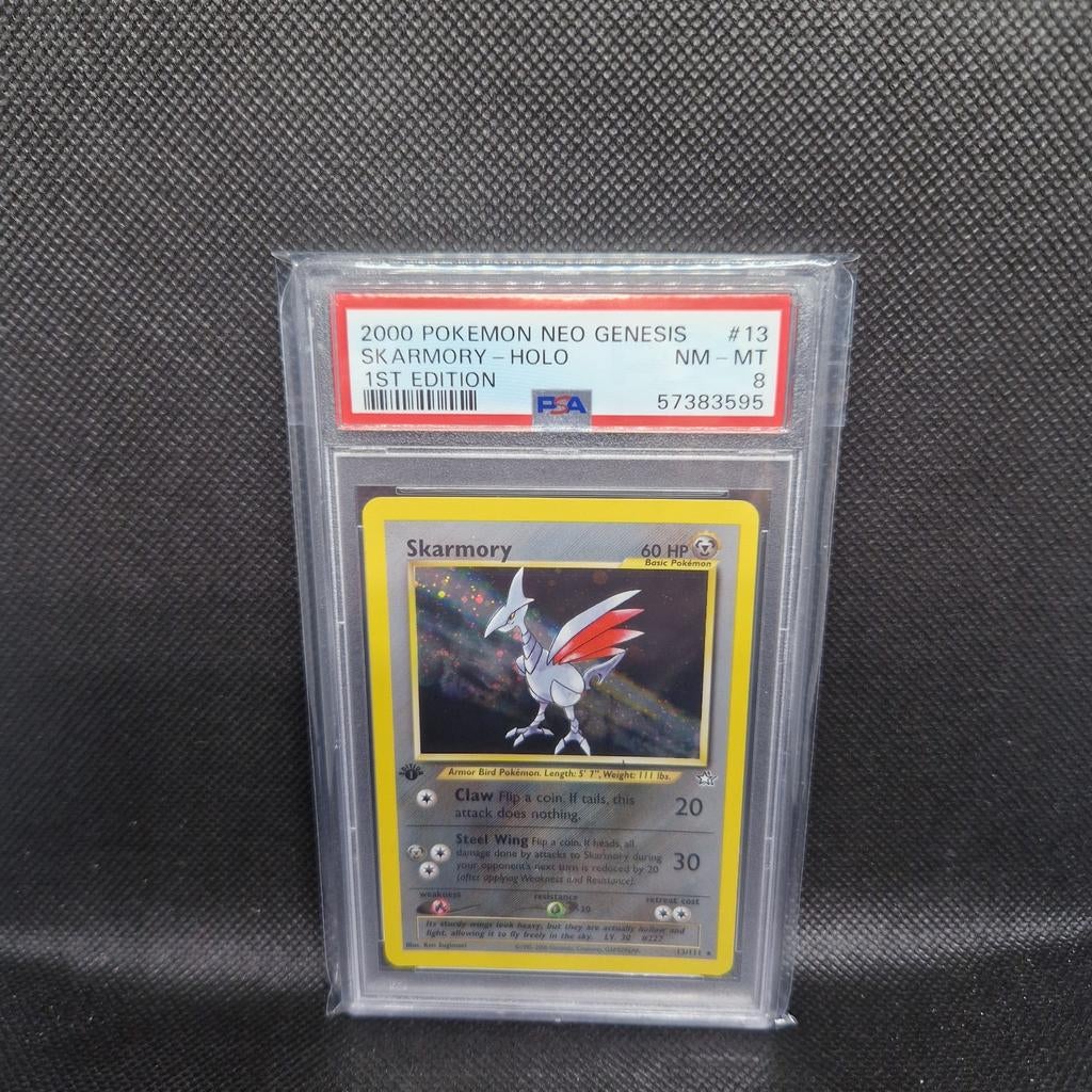 Skarmory Holo 1ère édition Neo Genesis PSA 8, Enlèvement ou Envoi