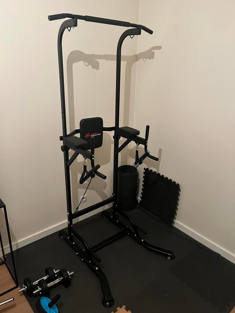 Power Tower dip station (nieuw), Ophalen, Nieuw