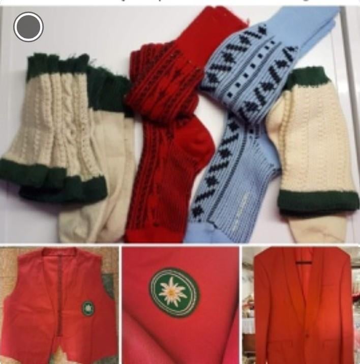 Originele oktoberfest kousen, colbert en blazer, Ophalen, Zo goed als nieuw