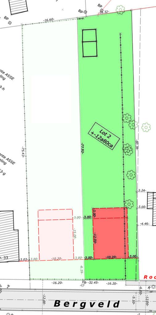 Terrain à bâtir - Asse - 12,5 acres, Ventes sans courtier, 1000 à 1500 m²