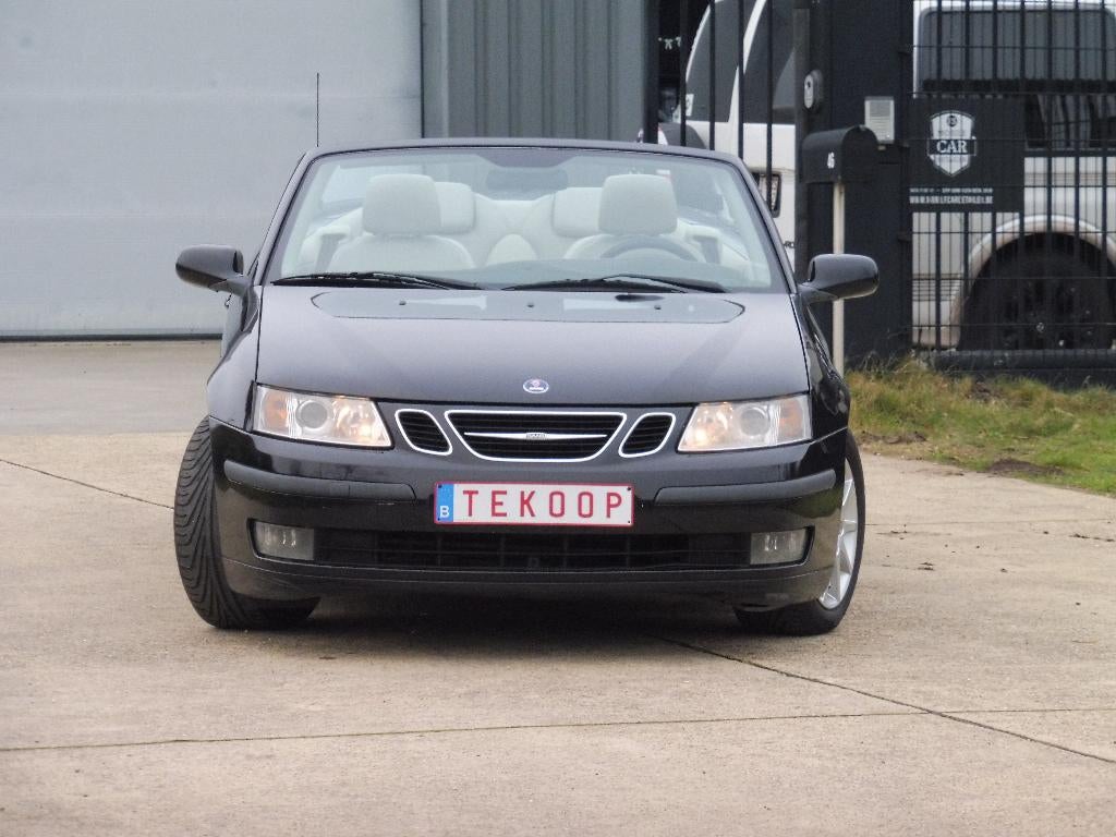 Saab 9-3, 1.8T, 2006, Cabrio, Garantie..., Auto's, Saab, Voorwielaandrijving, 4 cilinders, Cabriolet, Leder
