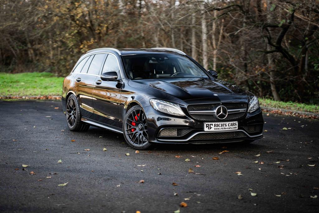 Mercedes-Benz C63S T AMG Speedshift 7G-MCT FULL, Auto's, Mercedes-Benz, Automaat, Achterwielaandrijving, 375 kW, Zwart