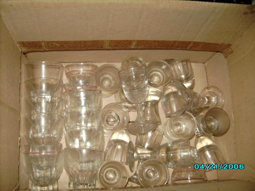 verres a goutte, Ophalen of Verzenden, Gebruikt, Overige typen