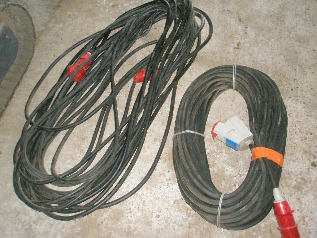 verlengkabel 380 v en 220 v, Ophalen