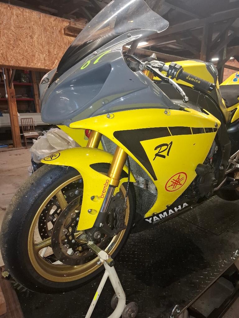 Yamaha r1 2012 circuitmotor, Motoren, Sportuitlaat, 4 cilinders, Super Sport, Particulier
