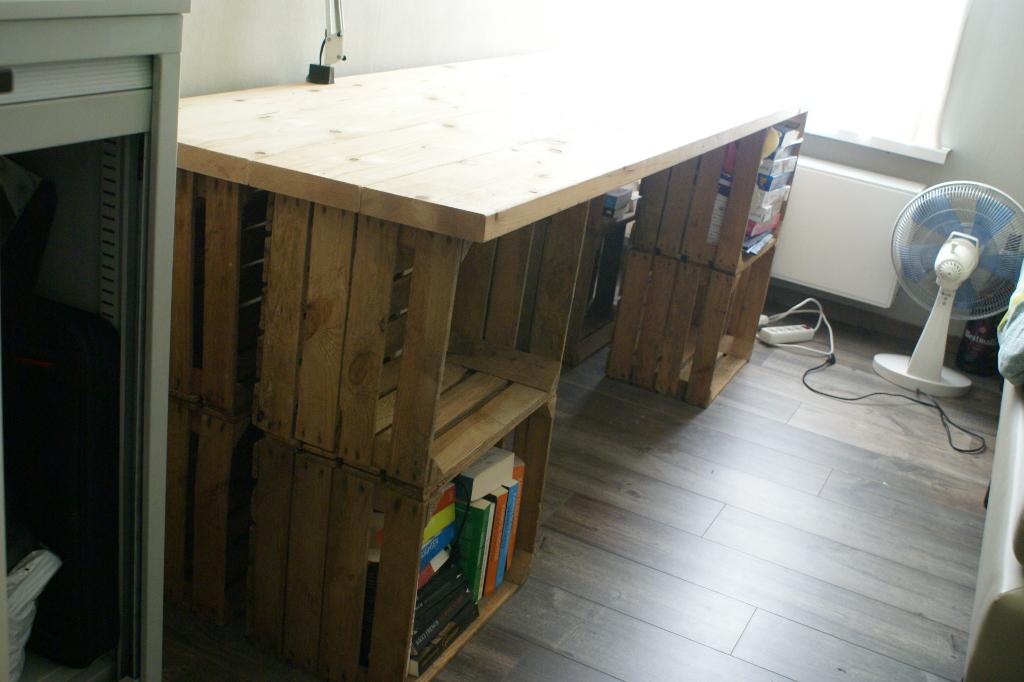 bureau landelijk goede staat ruimtelijke inrichting, Huis en Inrichting, Bureaus, Ophalen, Gebruikt