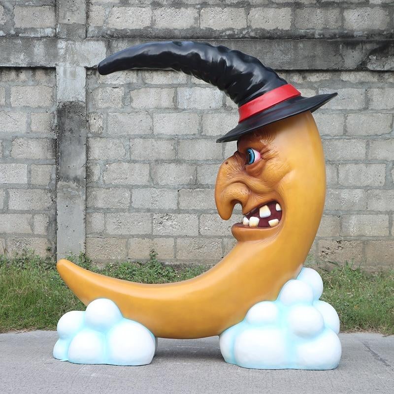 Moon Witch Bench XL – Halloween fotomoment 185 cm, Verzamelen, Beelden en Beeldjes, Ophalen, Nieuw