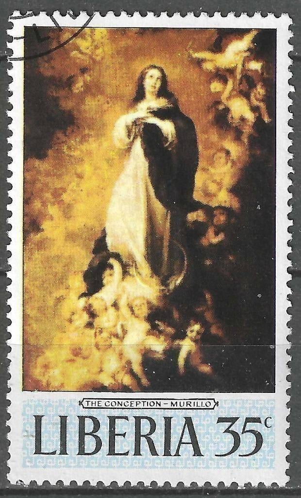 Liberia 1969 - Yvert 485 - Œuvres d'art célèbres (ST), Envoi, Affranchi