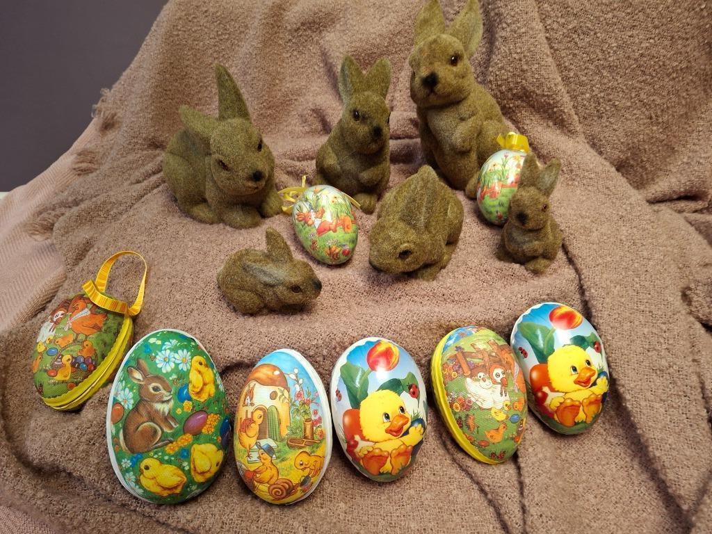 VINTAGE KARTONNEN PAASEIEREN, Enlèvement, Comme neuf