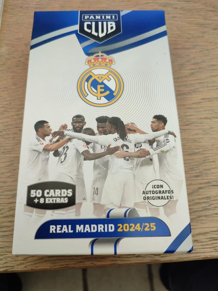 50 Panini Club Real Madrid-kaarten 2024/2025 Mbappé Courtois, Verzenden