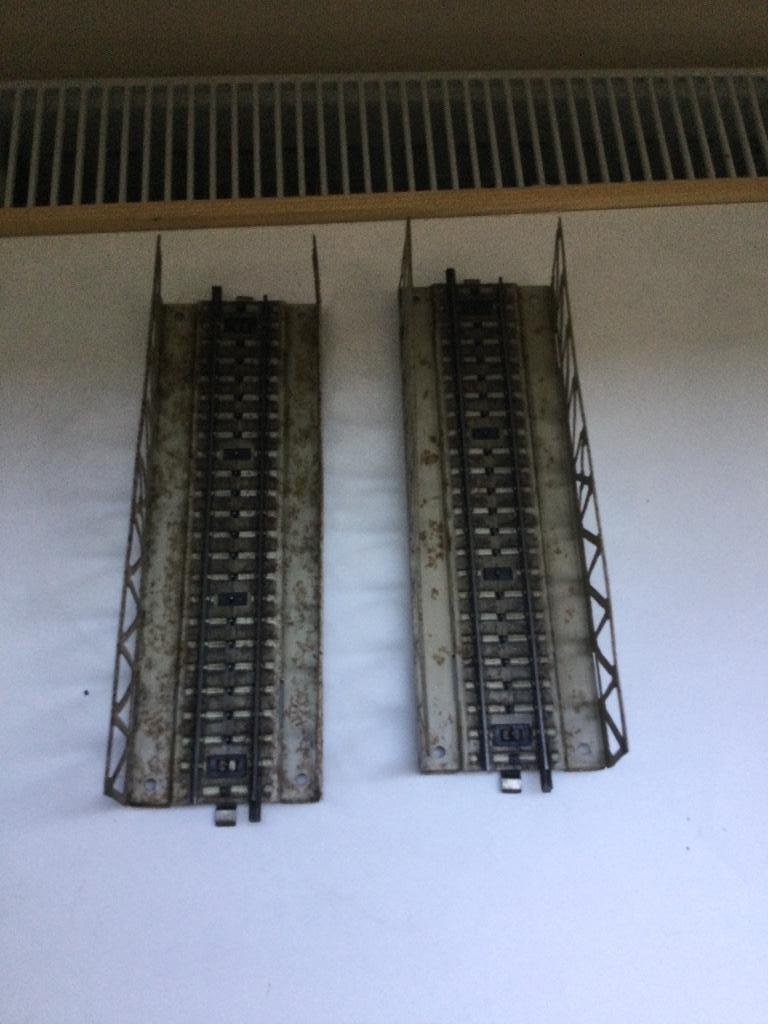 Lot de voies C 1,40€/pièce  + ponts métalliques, Enlèvement ou Envoi, Utilisé, Rails, Märklin