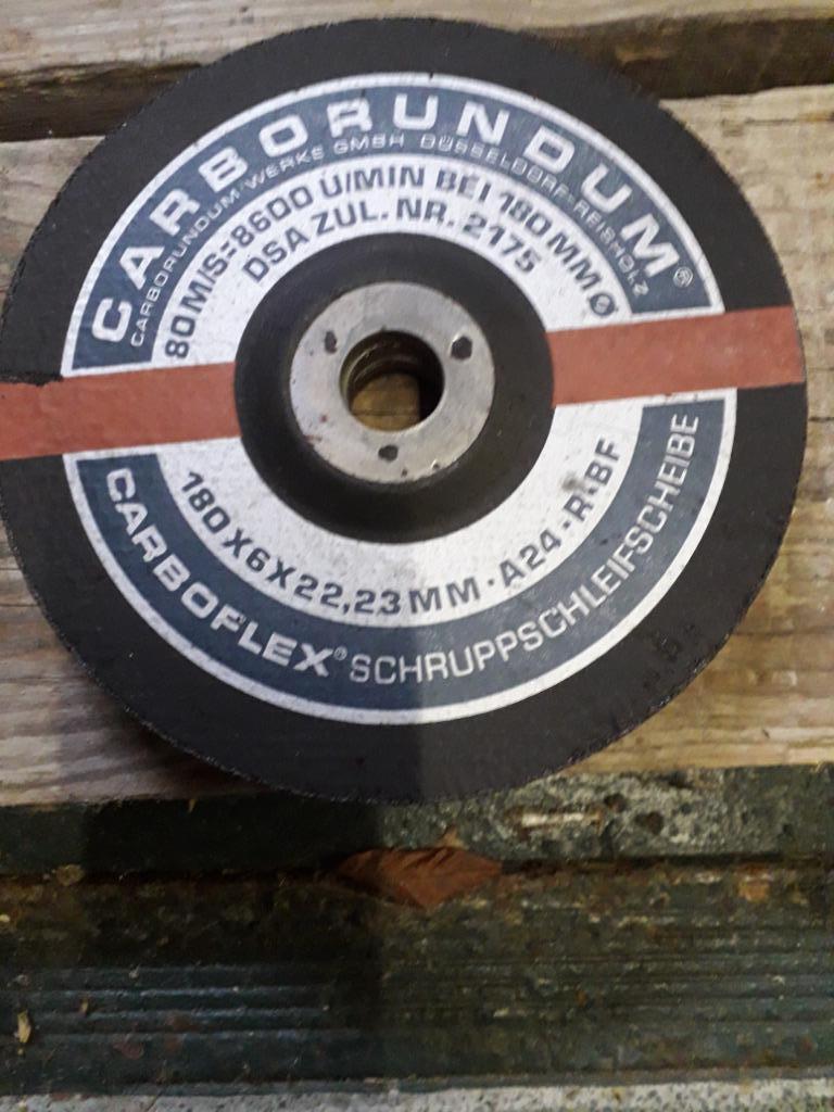 Disques pour ébarbage métal diamètre 230 et 180, Bricolage & Construction, Métaux, Neuf, Fer, Enlèvement