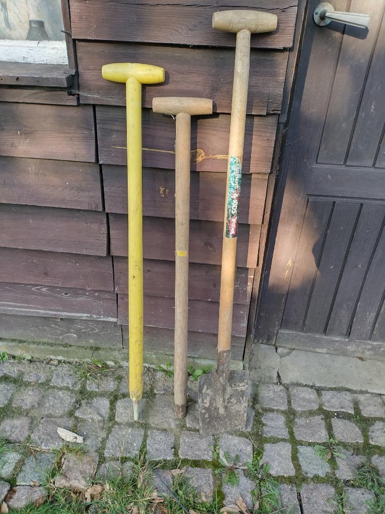 Steel  / bovenkant van schup: 2 stuks, Ophalen of Verzenden, Schop