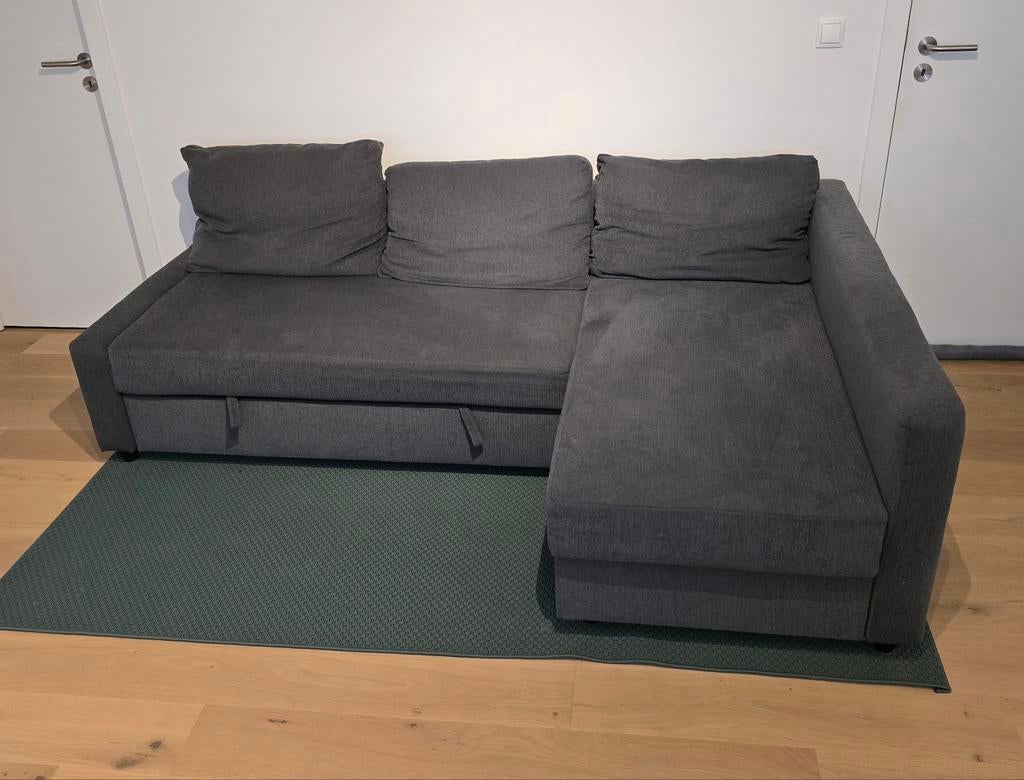IKEA FRIHETEN hoekslaapbank met opberger, Ophalen, 140 cm