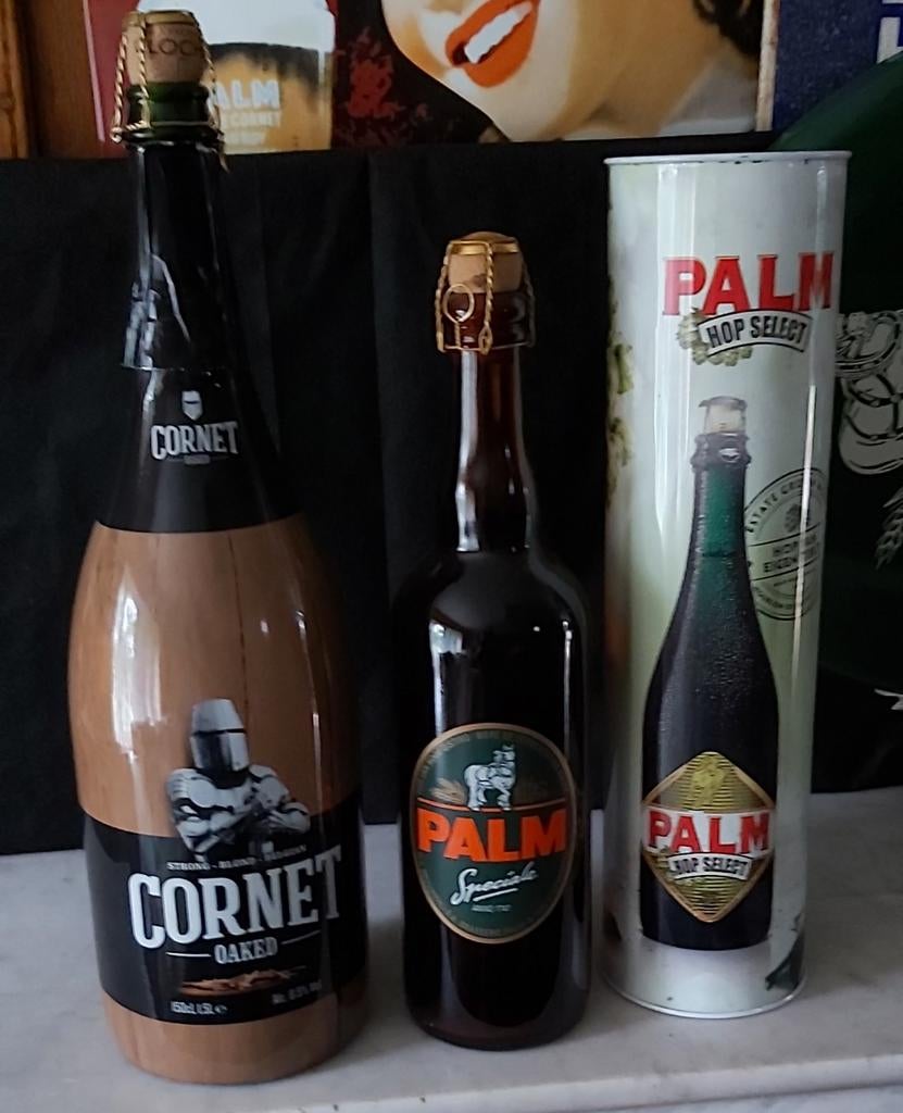 Palm Cornet flessen, Verzamelen, Biermerken, Ophalen of Verzenden, Zo goed als nieuw, Palm