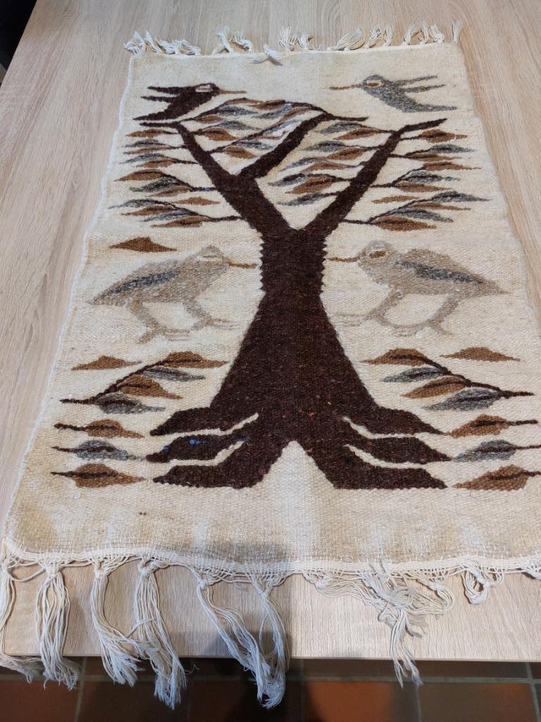 Fijne vintage traditionele handgemaakte Mexicaanse  wanddoek, Ophalen