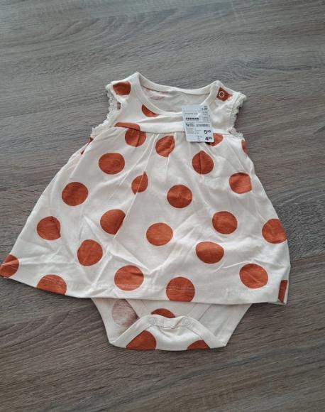 Zeeman jurkje met body 62 nieuw, Kinderen en Baby's, Babykleding | Maat 62, Zeeman, Meisje, Jurkje of Rokje, Nieuw