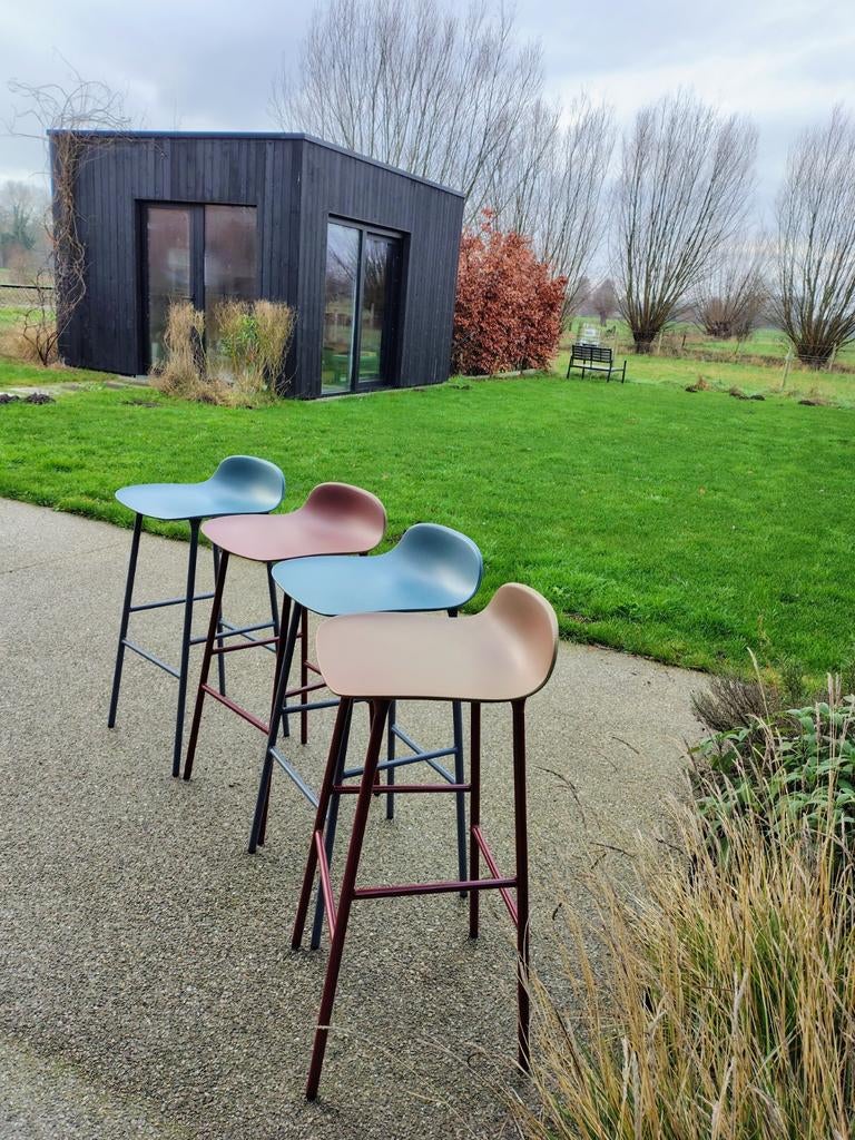 Barkrukken Normann Copenhagen, Ophalen, Kunststof, Gebruikt, Blauw